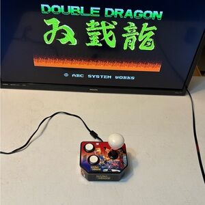 Double Dragon Plug & Play TV Arcade Video Game System - Tested/Works
